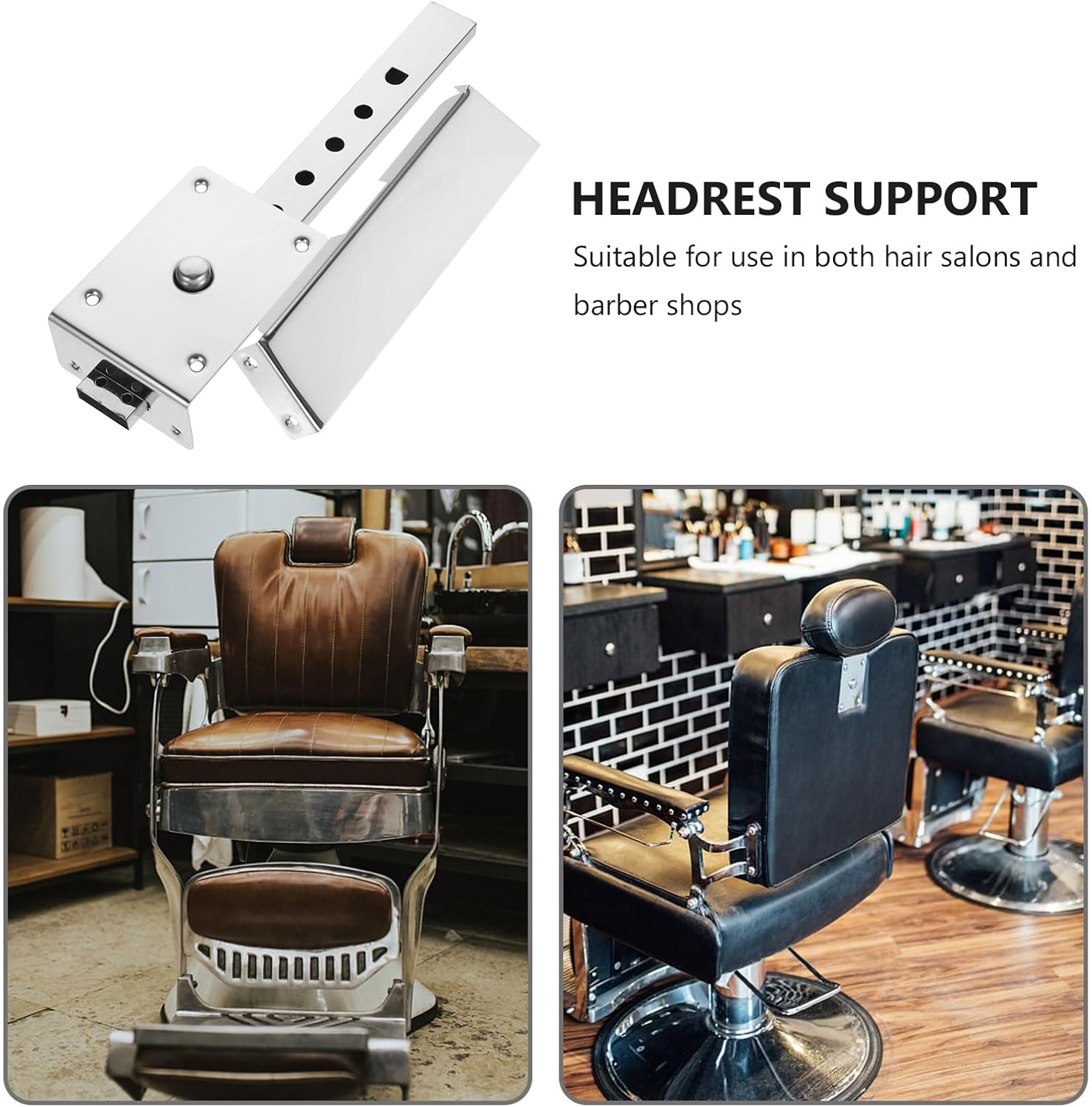 NOLITOY Soporte para reposacabezas de silla de salón de belleza, ac...
