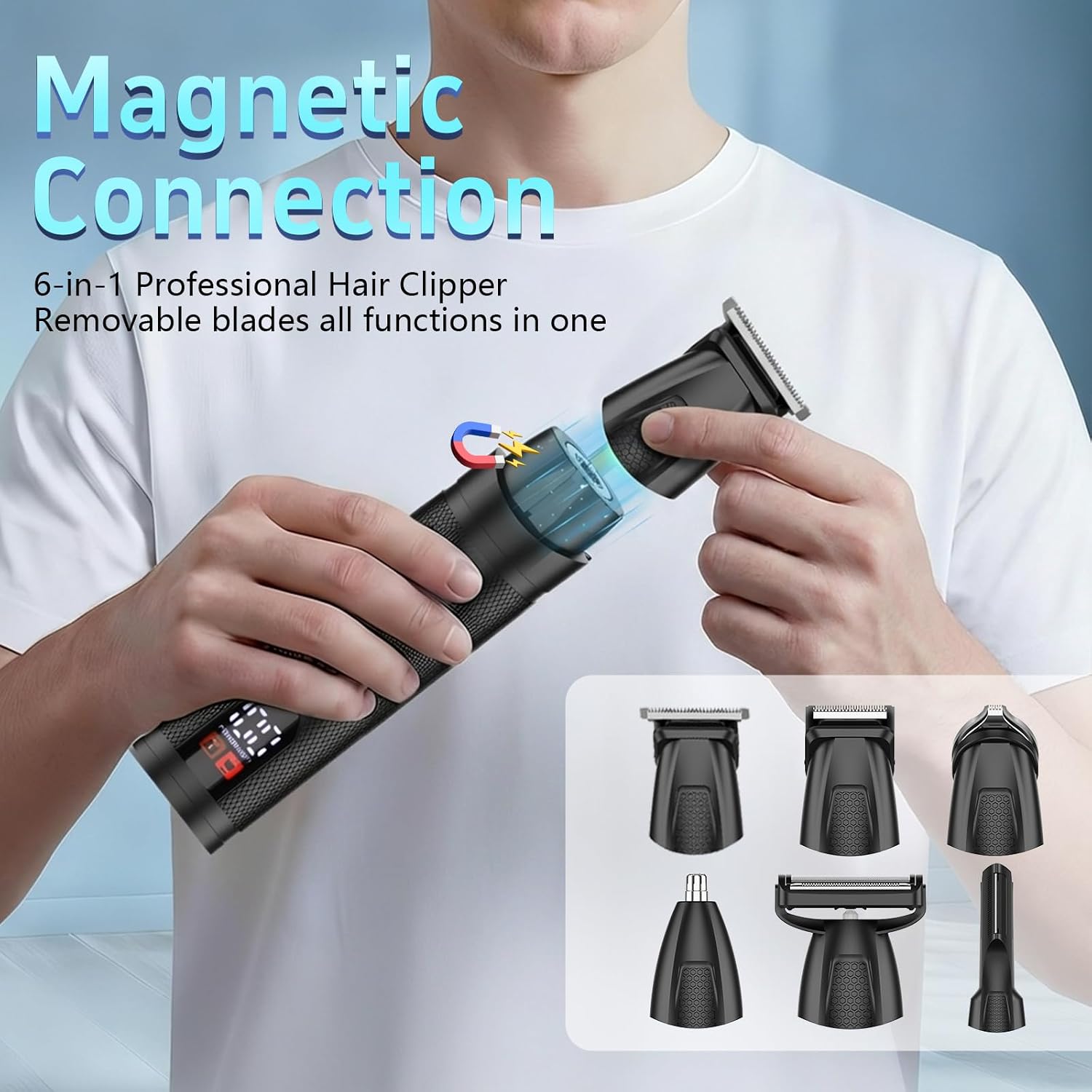 Manscape - Recortadora de cuerpo y barba para hombres, kit de aseo...