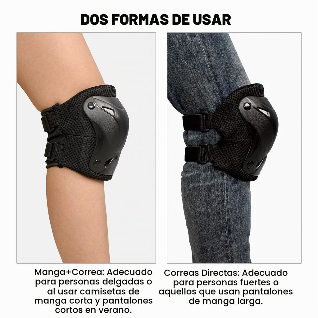 AIDY-PRO Rodilleras y coderas para adultos, rodilleras y coderas pa...