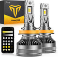 Termitor Bombilla inteligente H11\/H9\/H8, brillo variable de hasta...