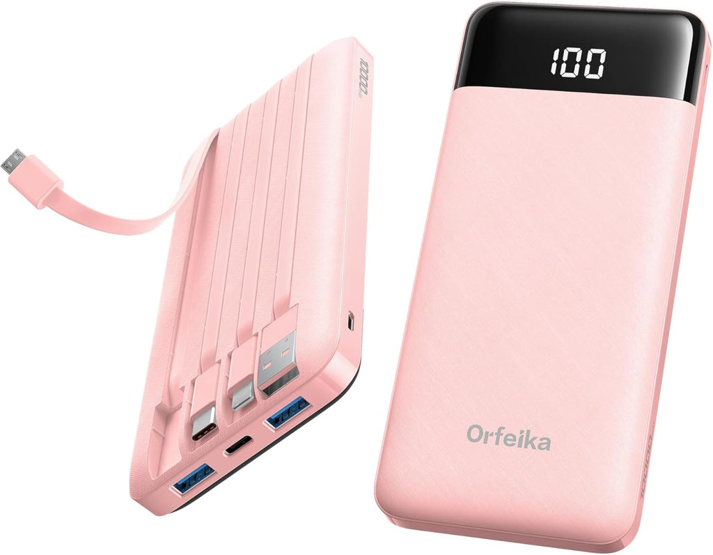 Orfeika Cargador portátil para teléfono, Banco de energía portátil...