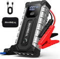 Sharmeal Arrancador de batería de coche 6000A, paquete de batería d...