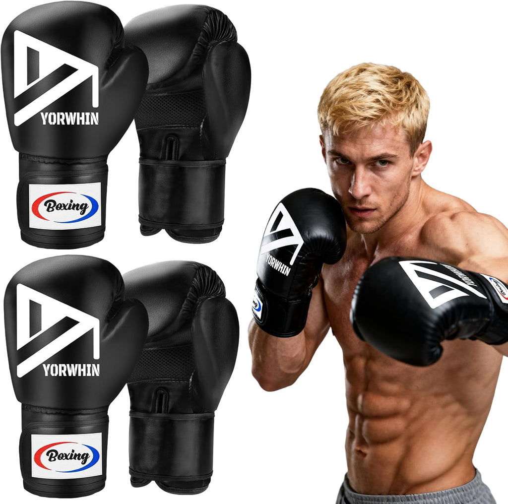 Guantes de boxeo para hombres y mujeres, guantes de entrenamiento y...