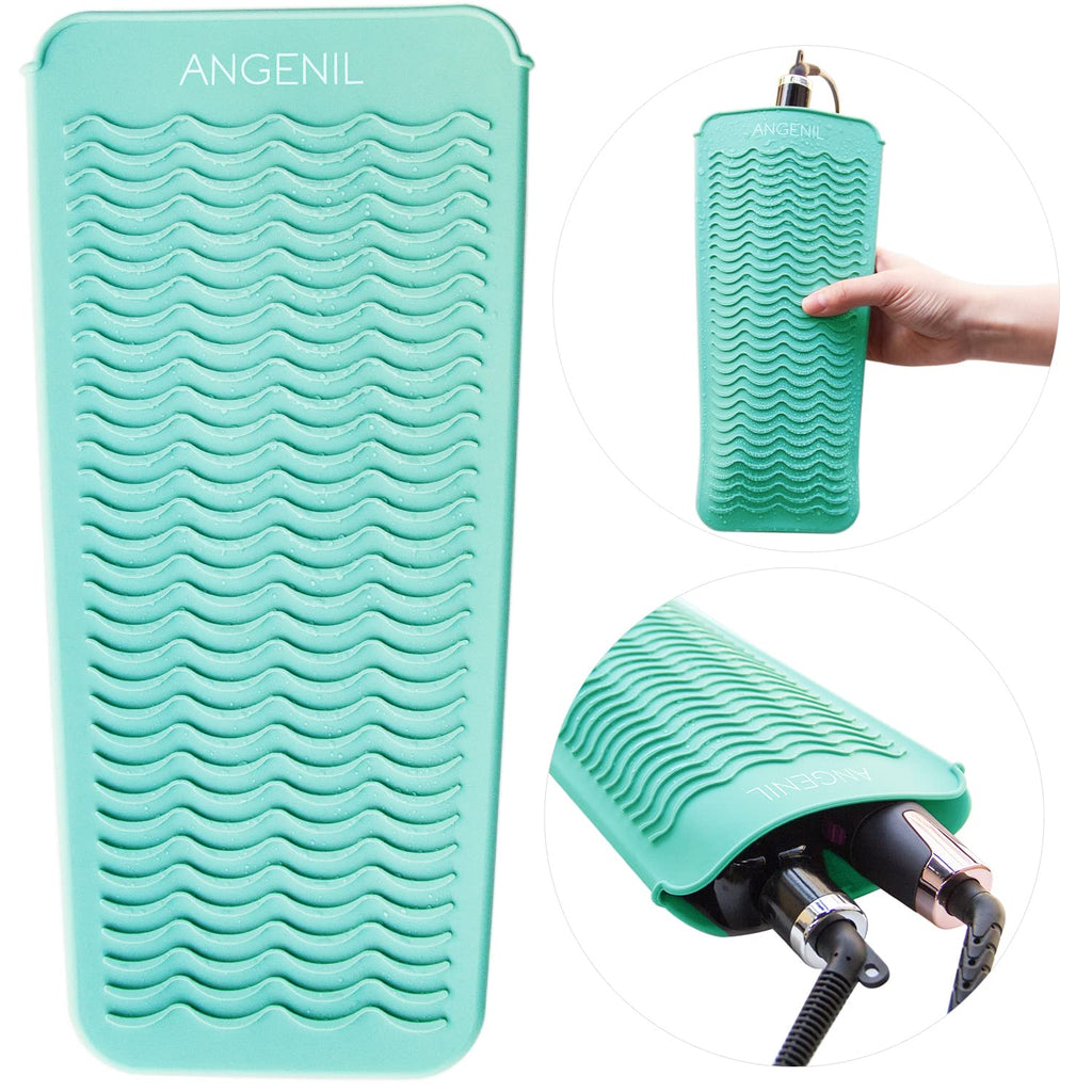 ANGENIL - Alfombrilla de silicona resistente al calor para viajes,...