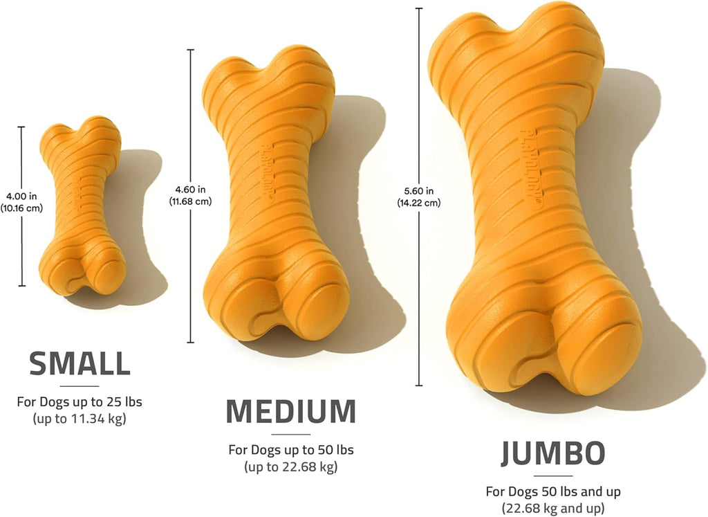 Juguetes para Perros Playology | Hueso de Doble Capa Masticable Dur...
