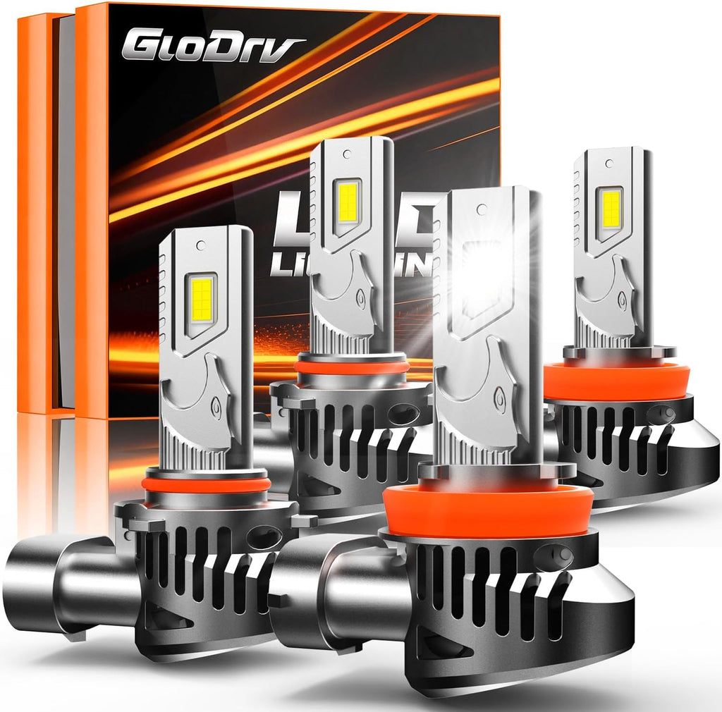 GloDrv 9005 9006 Bombillas para coches, luz antiniebla, paquete de...