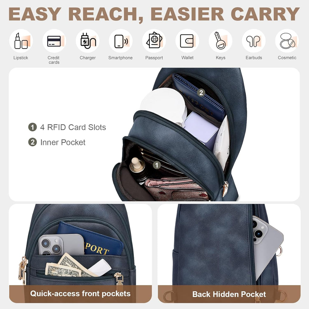 SYTRAH - Bolsos cruzados antirrobo para mujer, bolso de bandolera c...