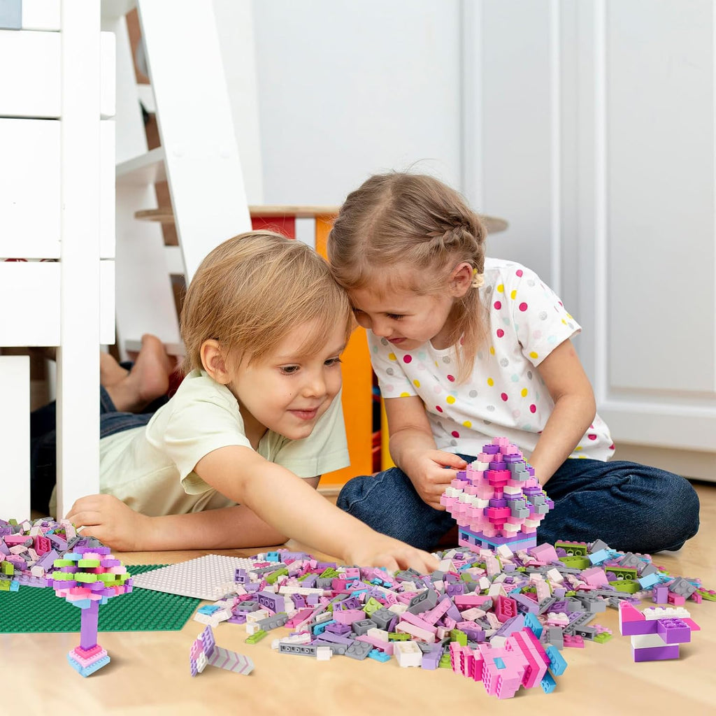 ekuzi Juego de bloques de construcción creativos compatibles con la...