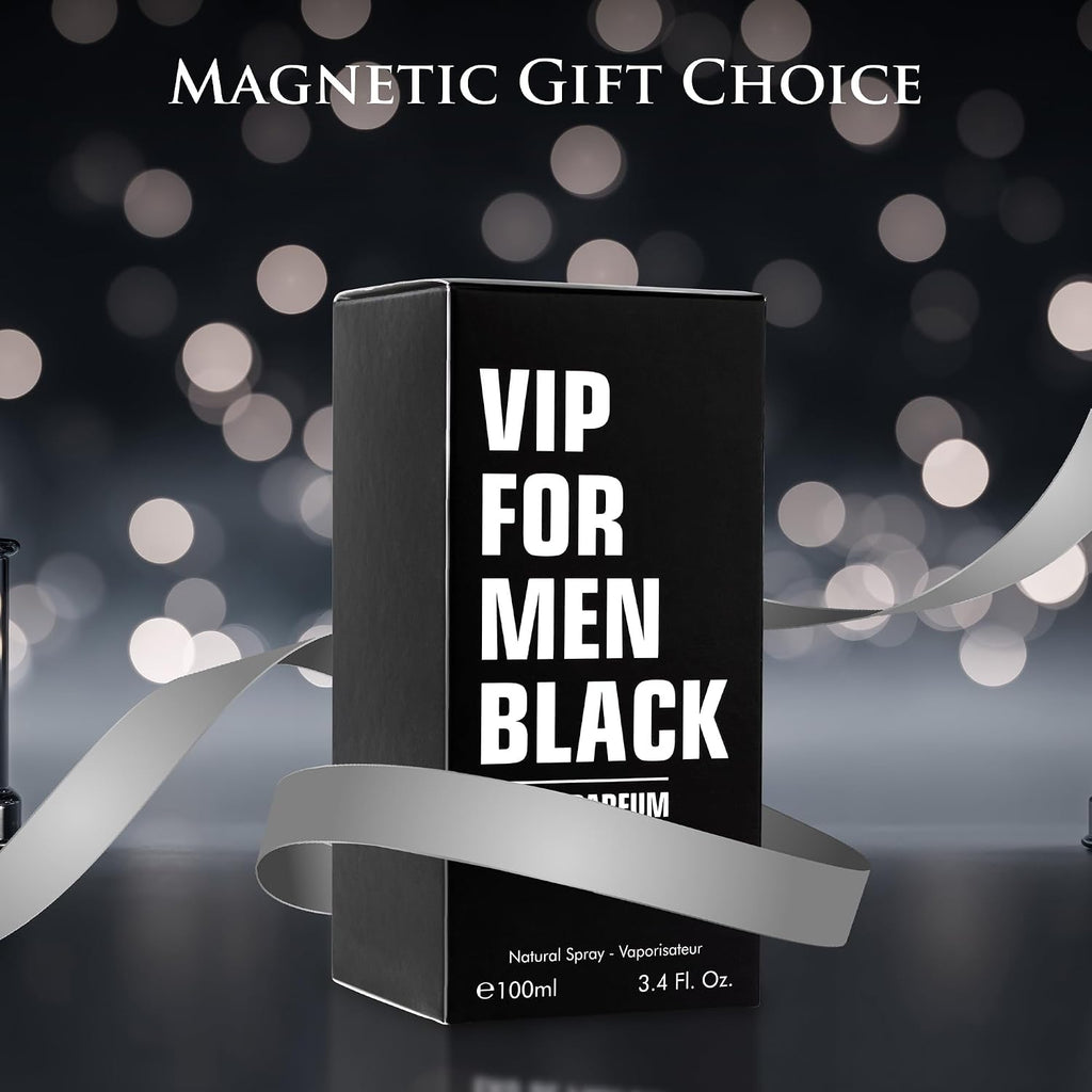 VIP Black for Men Eau De Parfum \u2013 Fragancia aromática Fougere...