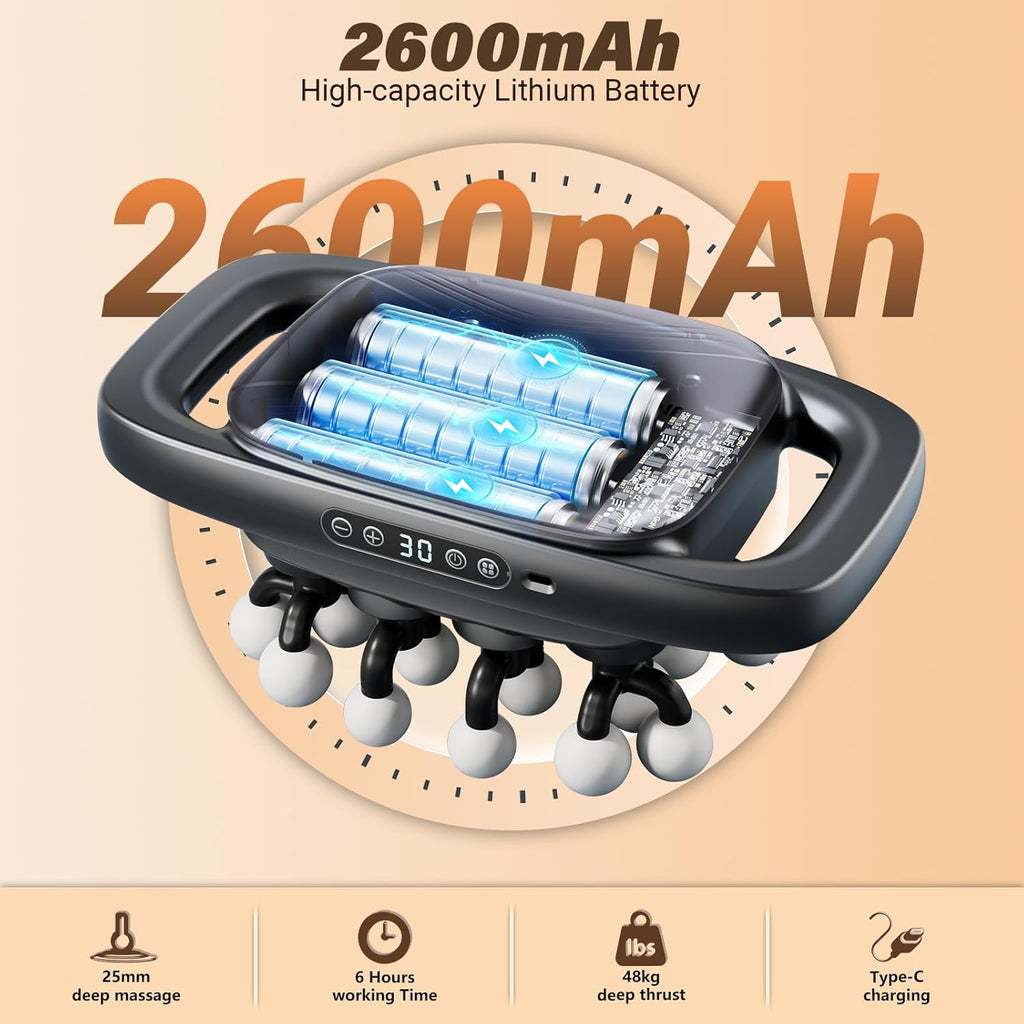 ENRIPRT 20 Head Massage Gun Deep Tissue, 2026 Upgrade Back Muscle M...