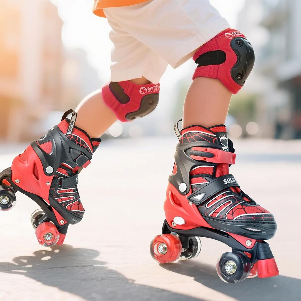 SULIFEEL - Patines ajustables para niños para niños de 3-5, 5-8, 6-...