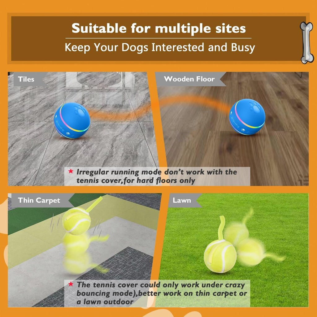 PetDroid - Juguetes interactivos para perros, bola para perros, [nu...