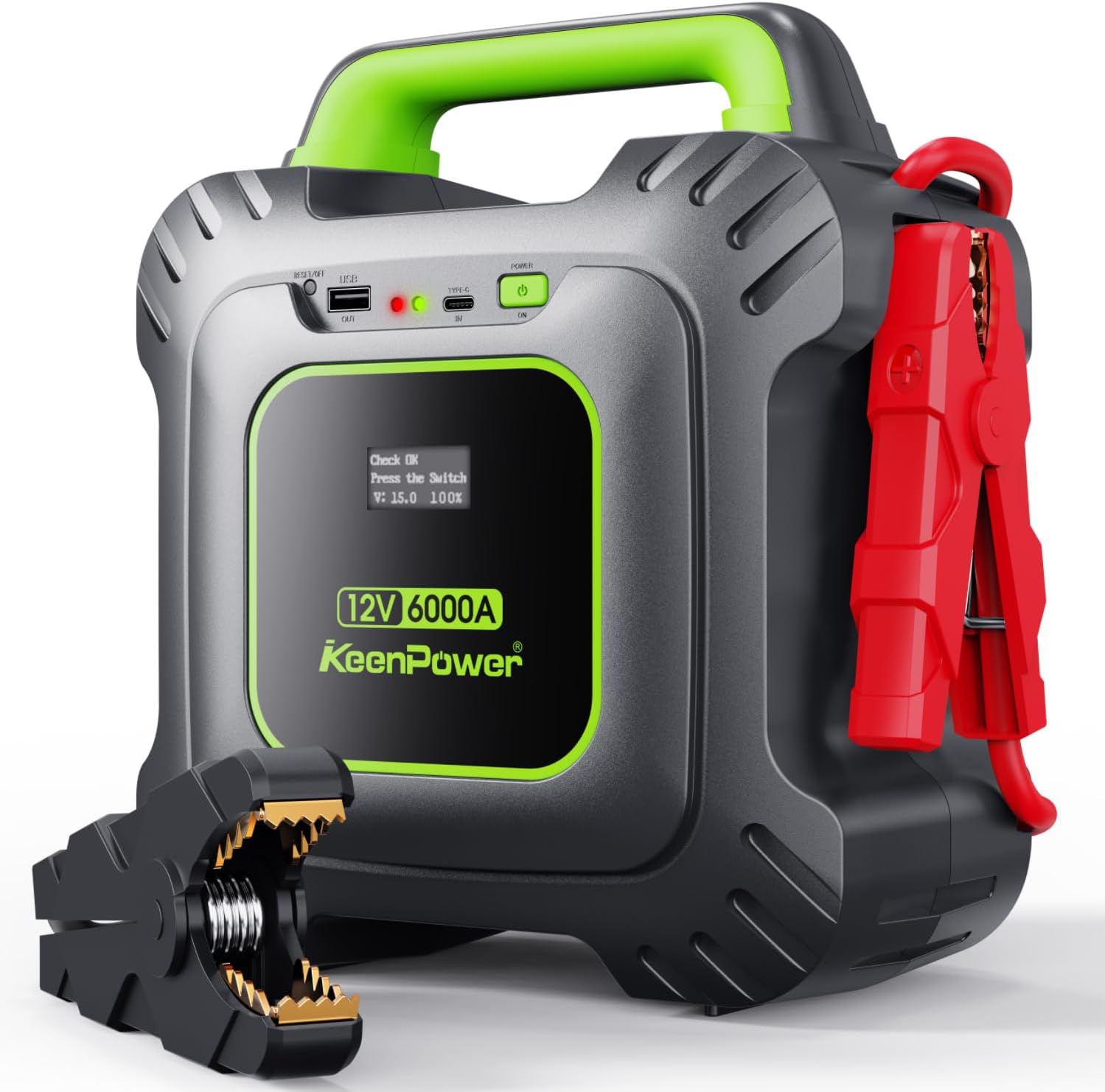 KeenPower Arrancador de batería de supercondensador 6000A [Versión...