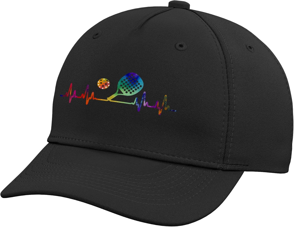 Padel Heartbeat Cool Racket Sport Player Coach Gorra de béisbol aju...