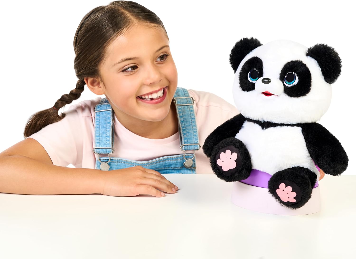 Little Live Pets Mi bebé panda parlante ChuChu, peluche de panda su...