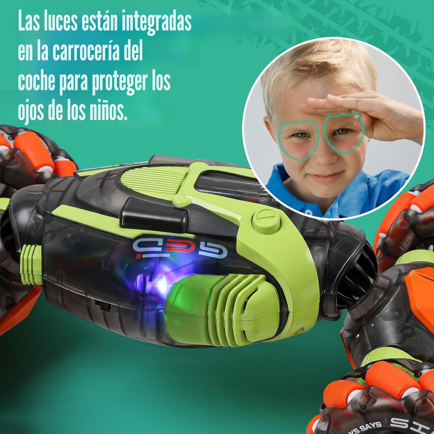 FUNiOi Coche de acrobacias RC con detección de gestos \u2013 Juguet...