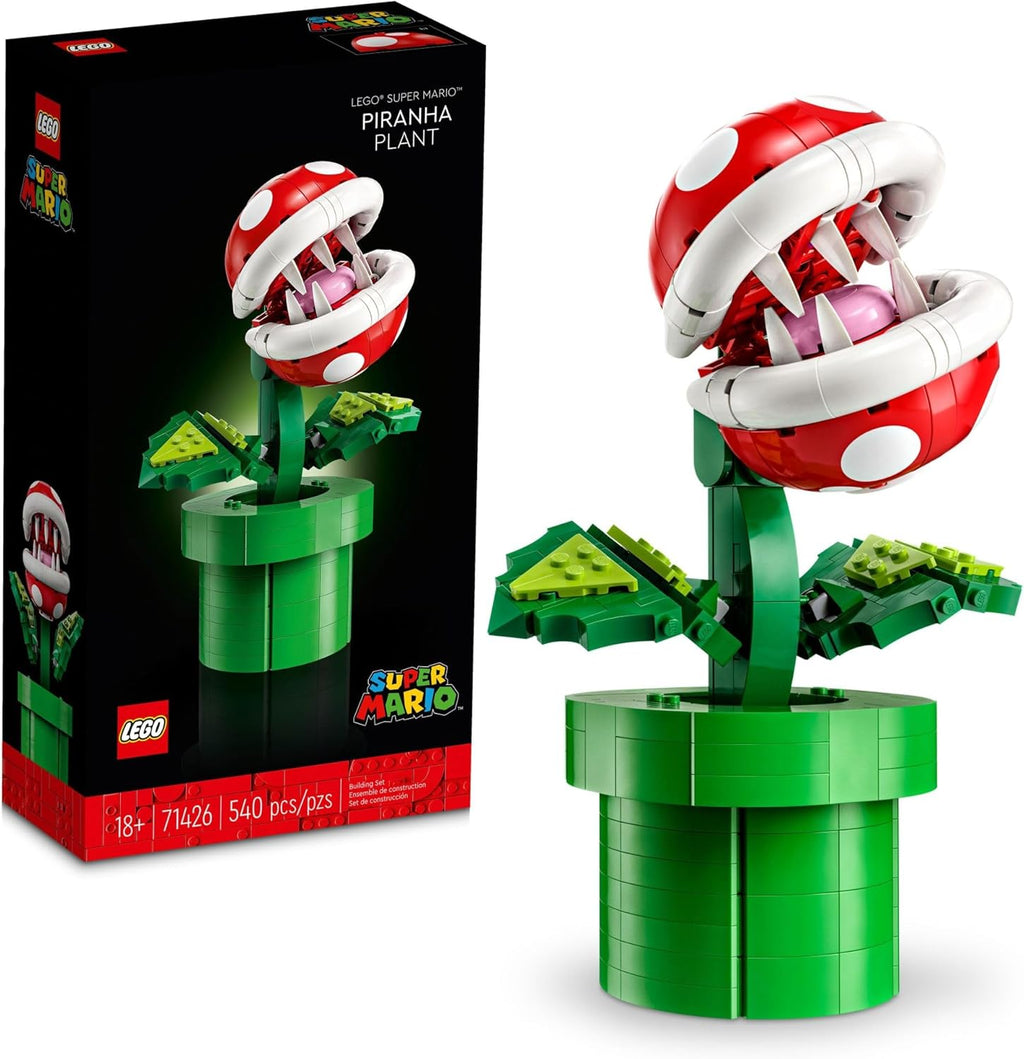 LEGO Super Mario - Juego de construcción de plantas de piraña para...