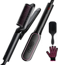 TYMO Cepillo Alisador de Pelo Plancha Plana 2 en 1, 200M Iones Alis...