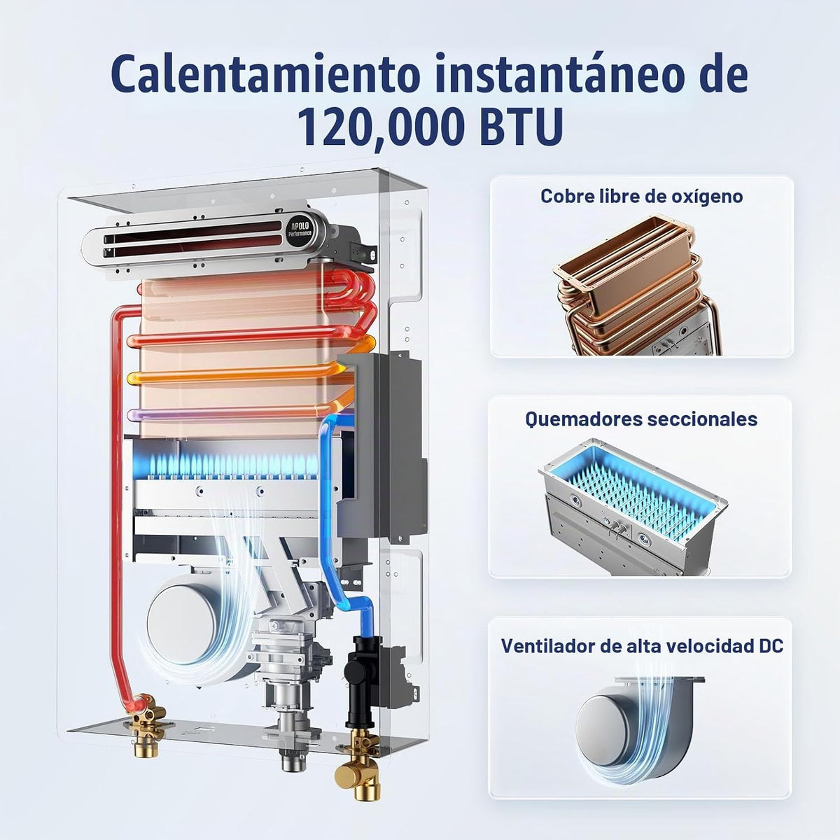 Westinghouse Calentador de agua sin tanque de propano para exterior...