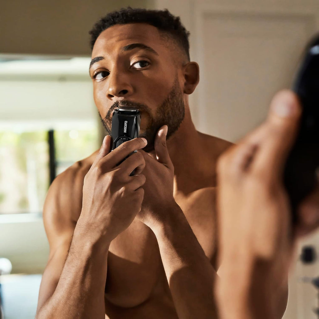 MANSCAPED The Beard Hedger - Cortadora de barba para hombre, rueda...