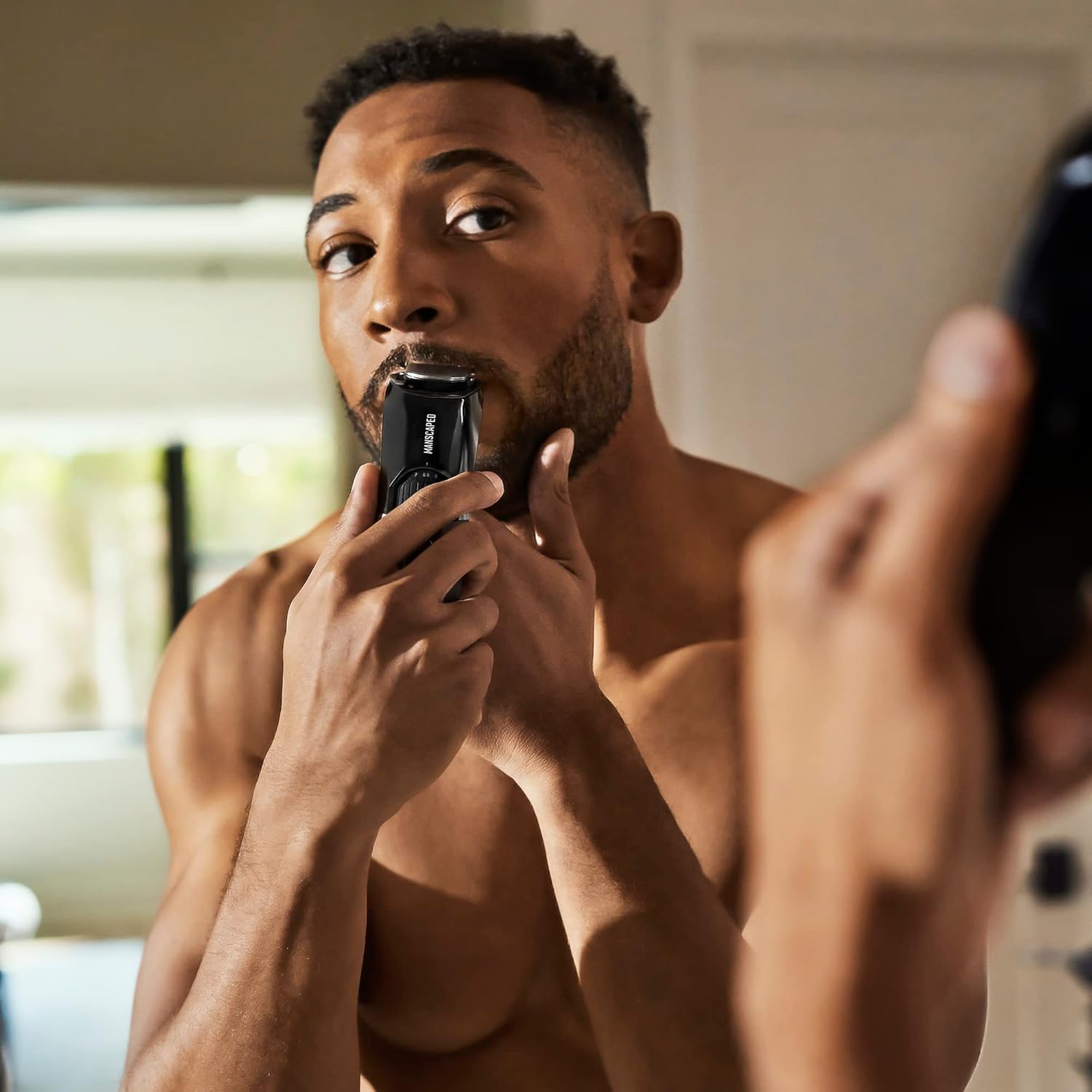 MANSCAPED The Beard Hedger - Cortadora de barba para hombre, rueda...