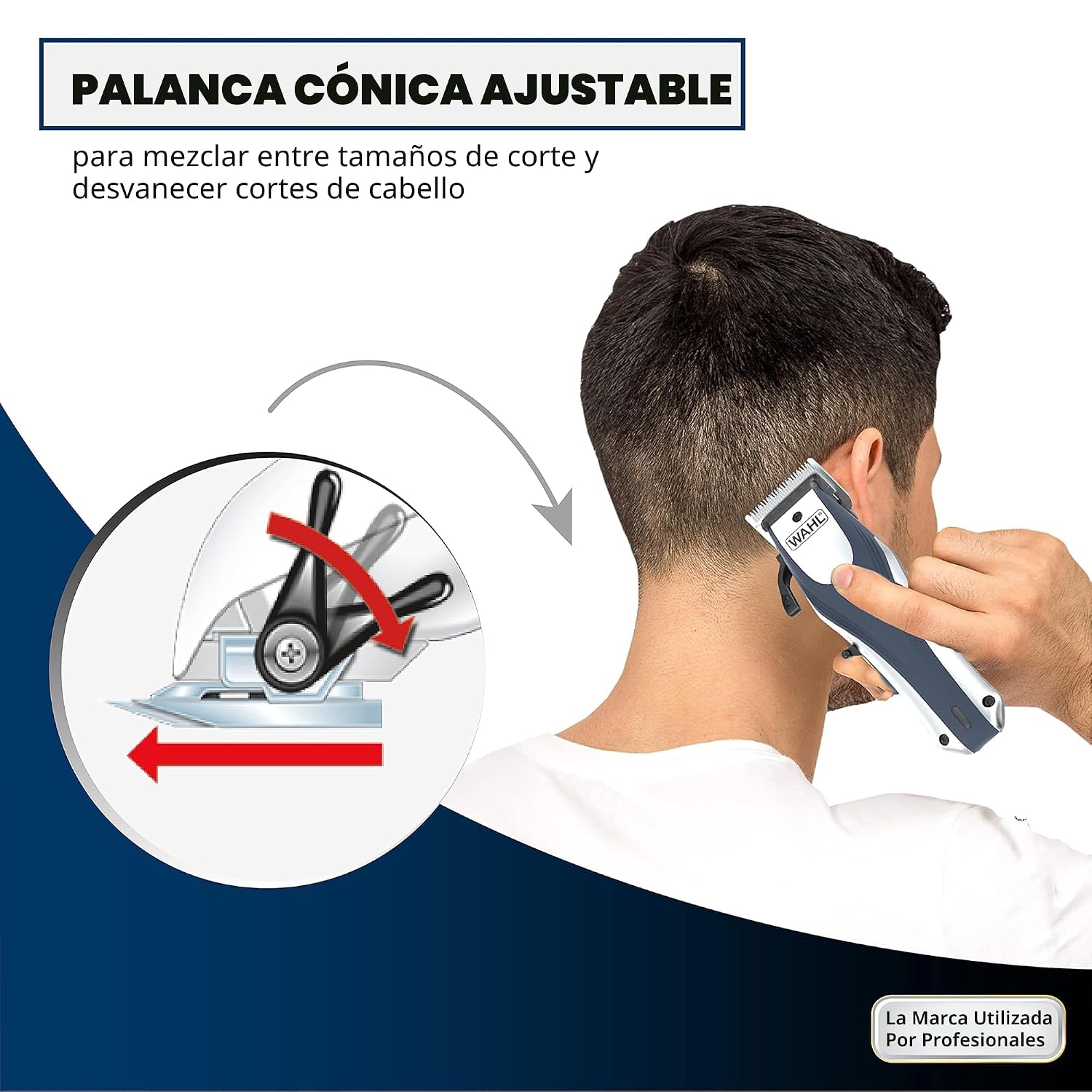 Wahl Cortapelos inalámbricos recargables de iones de litio para hom...