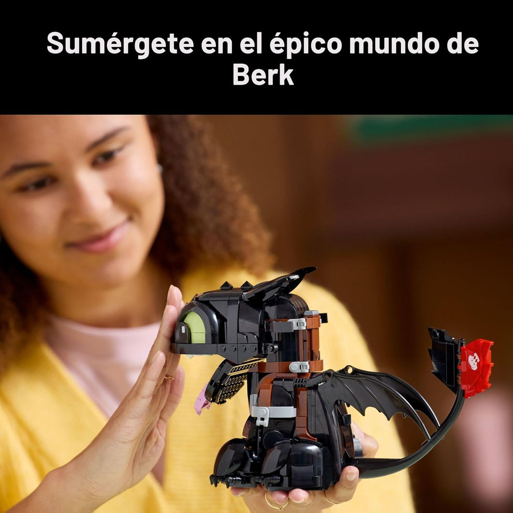 LEGO Icons Cómo entrenar a tu dragón: Set de construcción de Sin Di...