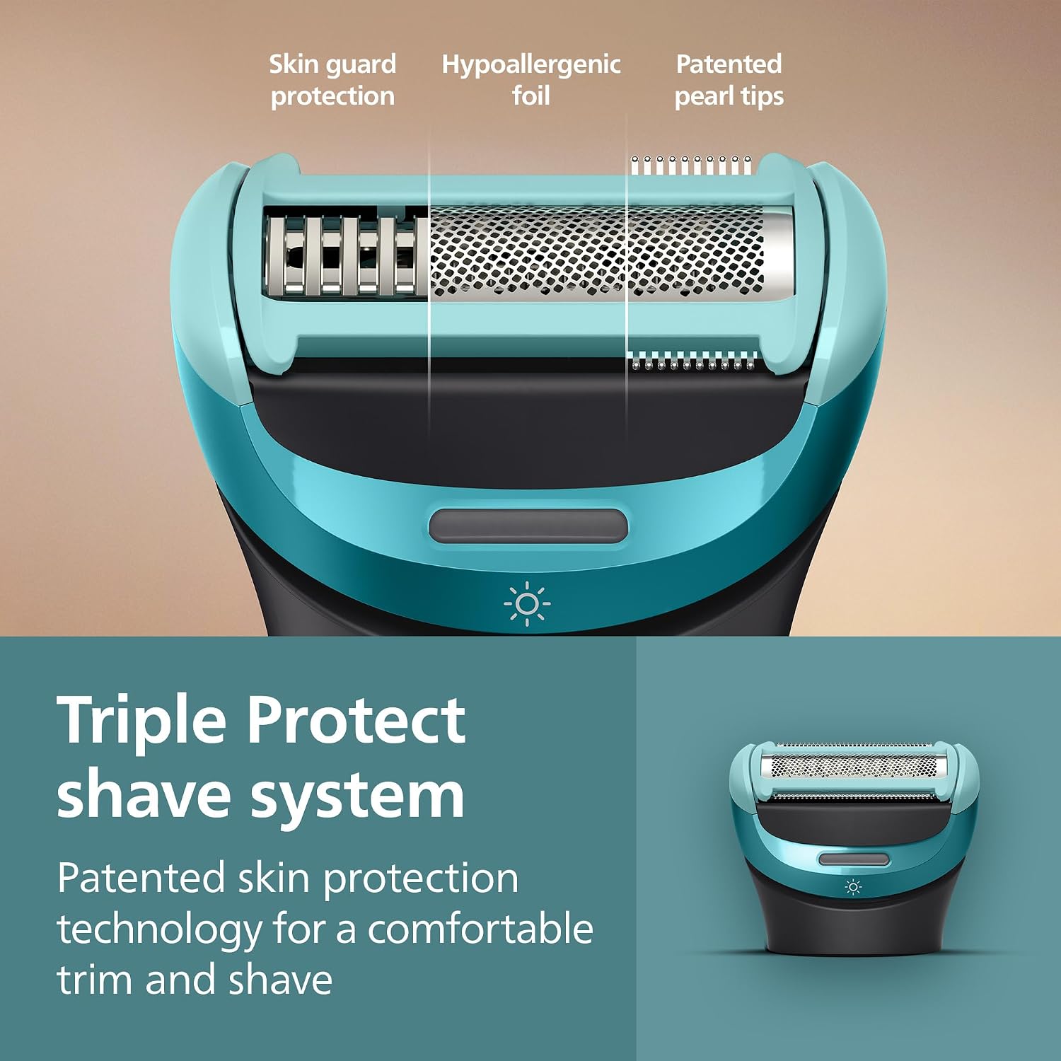 Philips Norelco Body Groomer serie 9000, recortadora íntima para us...