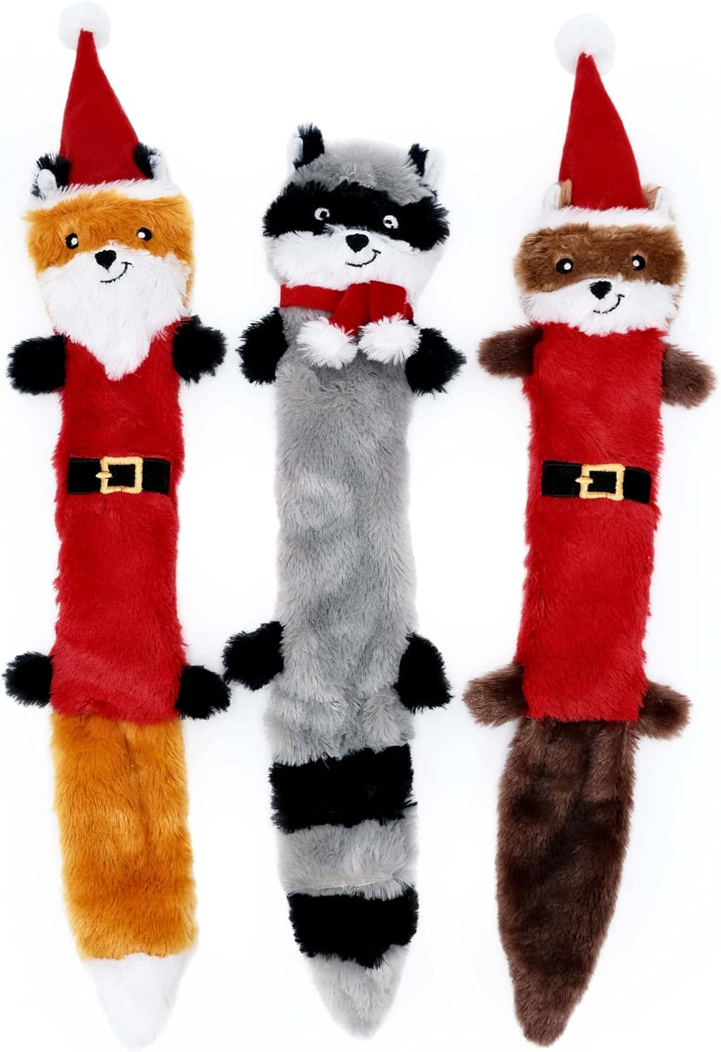 ZippyPaws Skinny Peltz - Juguetes para perros sin relleno para mant...