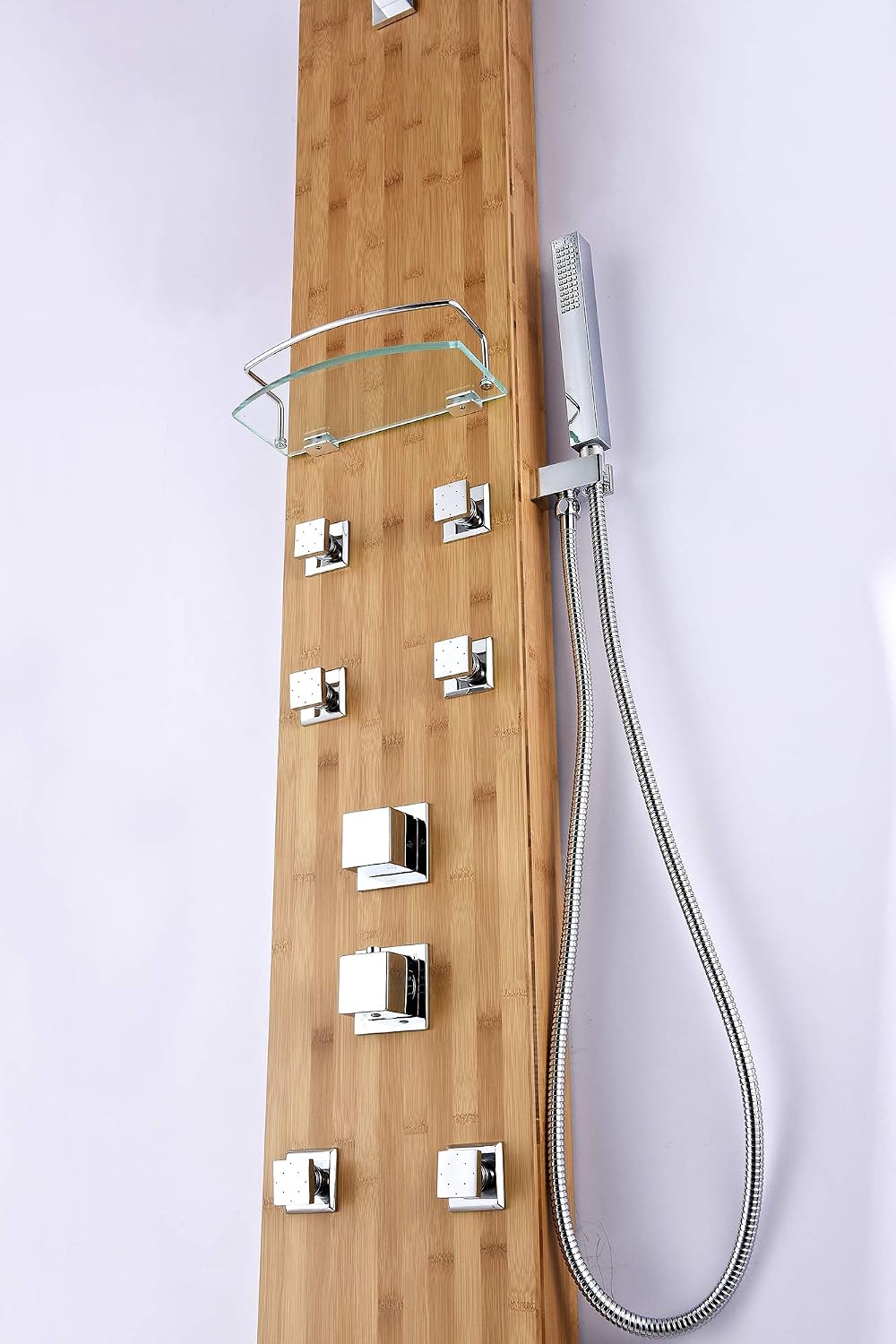 ANZZI Grúa Sistema de Panel de Ducha de Masaje Corporal de 60"...