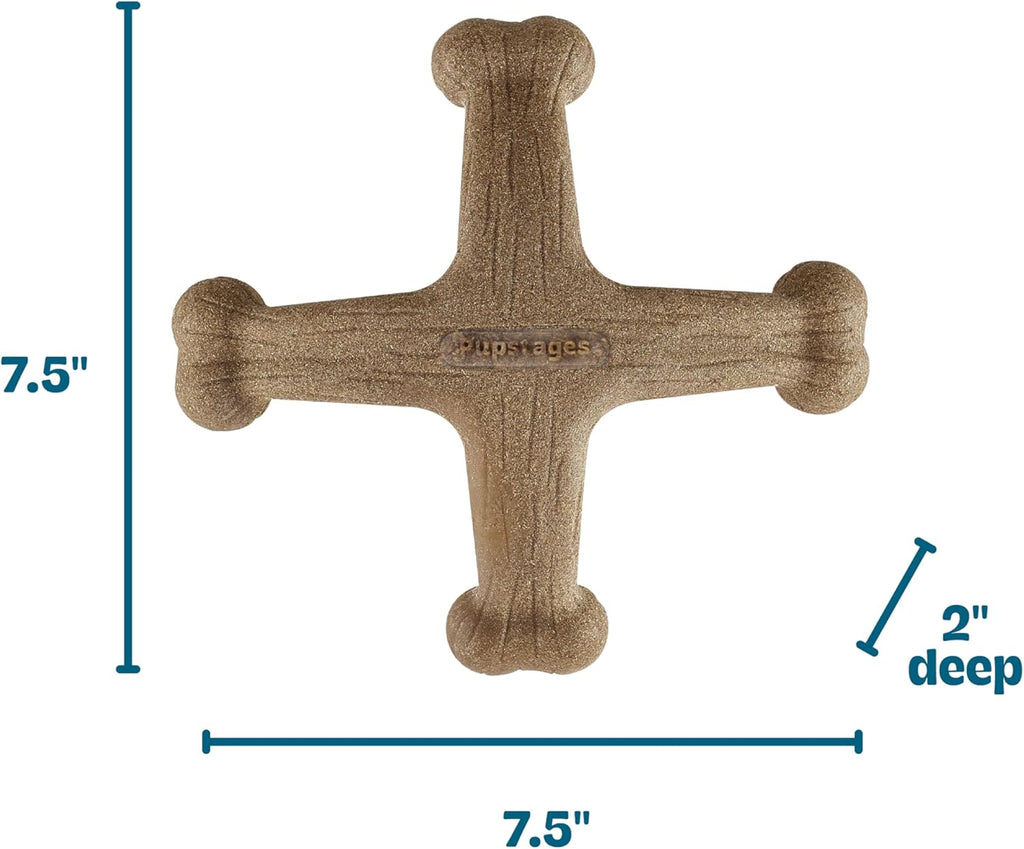 Pupstages Dogwood Jack - Juguete masticable para perros, mezcla de...