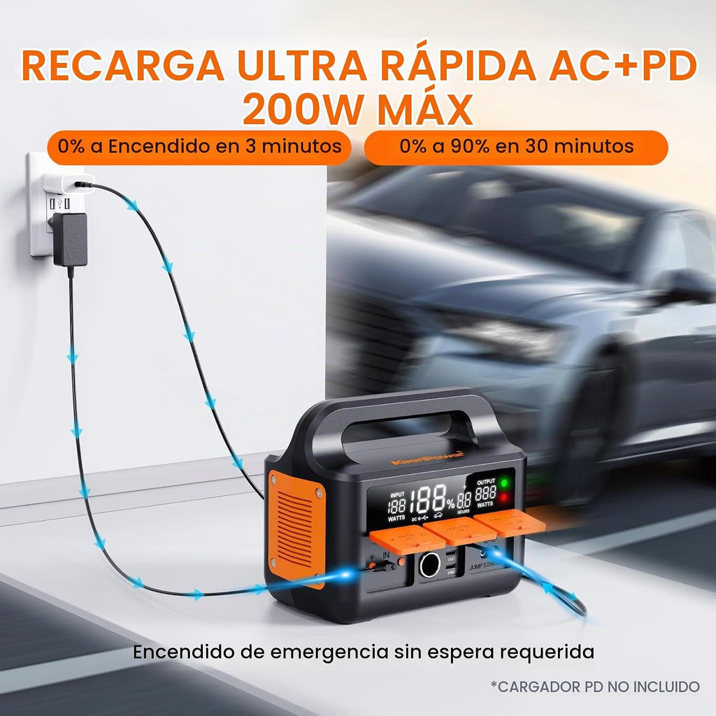 KeenPower Arrancador de 8000A LiFeMnPO4 para todos los coches de 12...