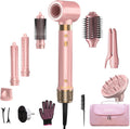 Mythsight Dual Voltage StyleVibe 8-en-1 Secadora de pelo y cepillo...