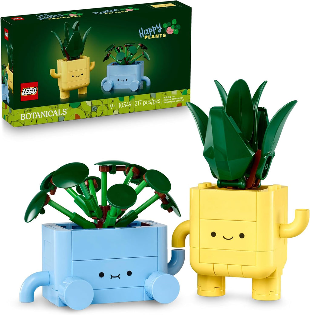 LEGO Botanicals Happy Plants - Juguete de construcción para niños,...