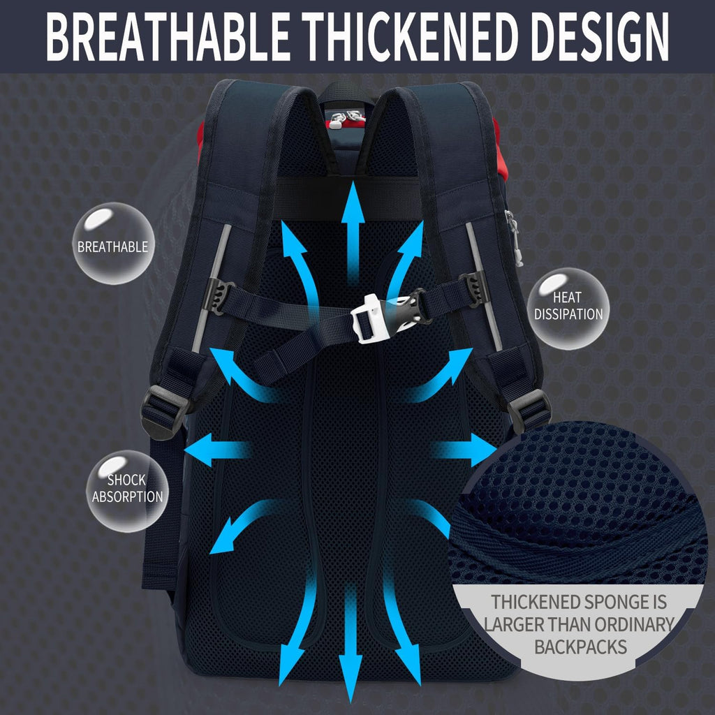 INOXTO Mochila de tenis de 40L para hombres y mujeres, bolsa grande...