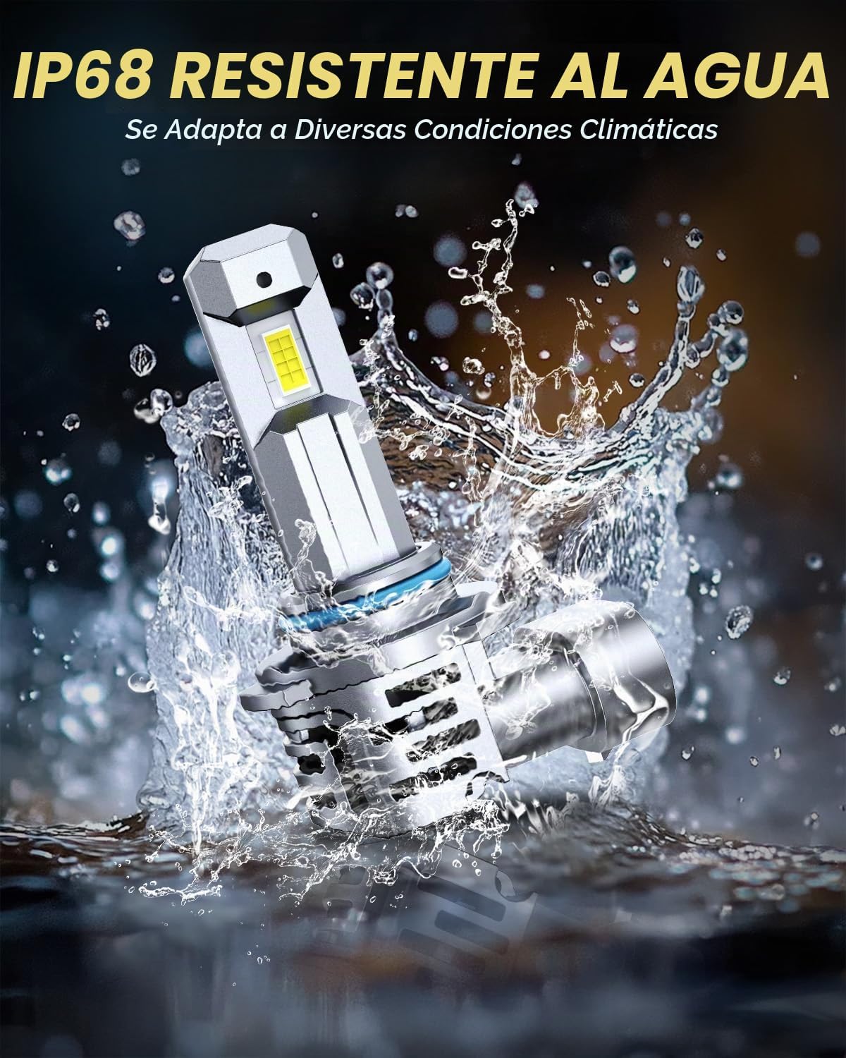 AUTOONE Bombillas 9005 9006, 120,000 lúmenes, 10X, ultra brillantes...