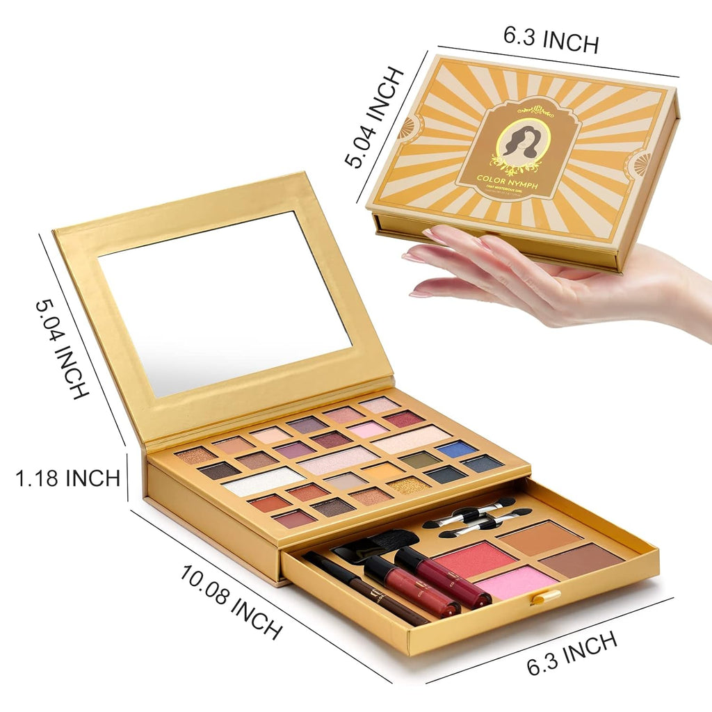 Color Nymph Kit de maquillaje todo en uno, juego perfecto para muje...