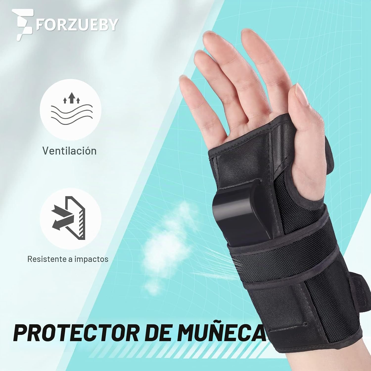 Forzueby - Rodilleras, coderas, muñequeras para niños\/adultos, jue...
