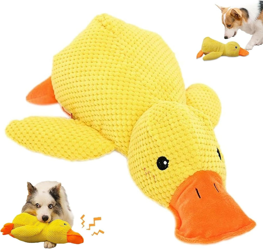 Mellow Dog Calming Duck, Nuevo Juguete para Perros Pato Amarillo 20...