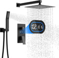 Juego de grifo de ducha con pantalla de temperatura Hydro Power, si...