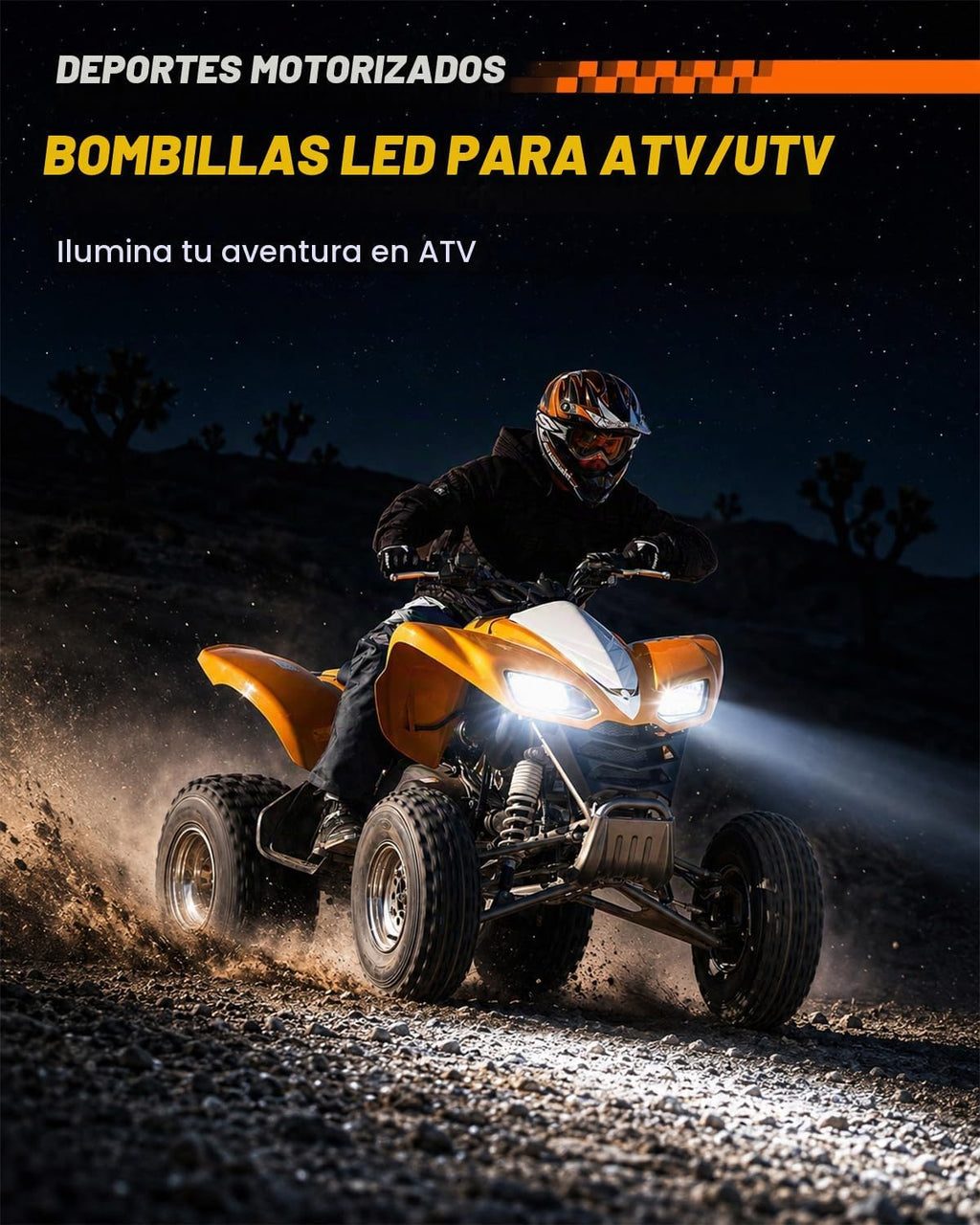 Termitor Bombillas H4\/9003\/HB2, 120,000 lm 18X Ultra brillo, paqu...