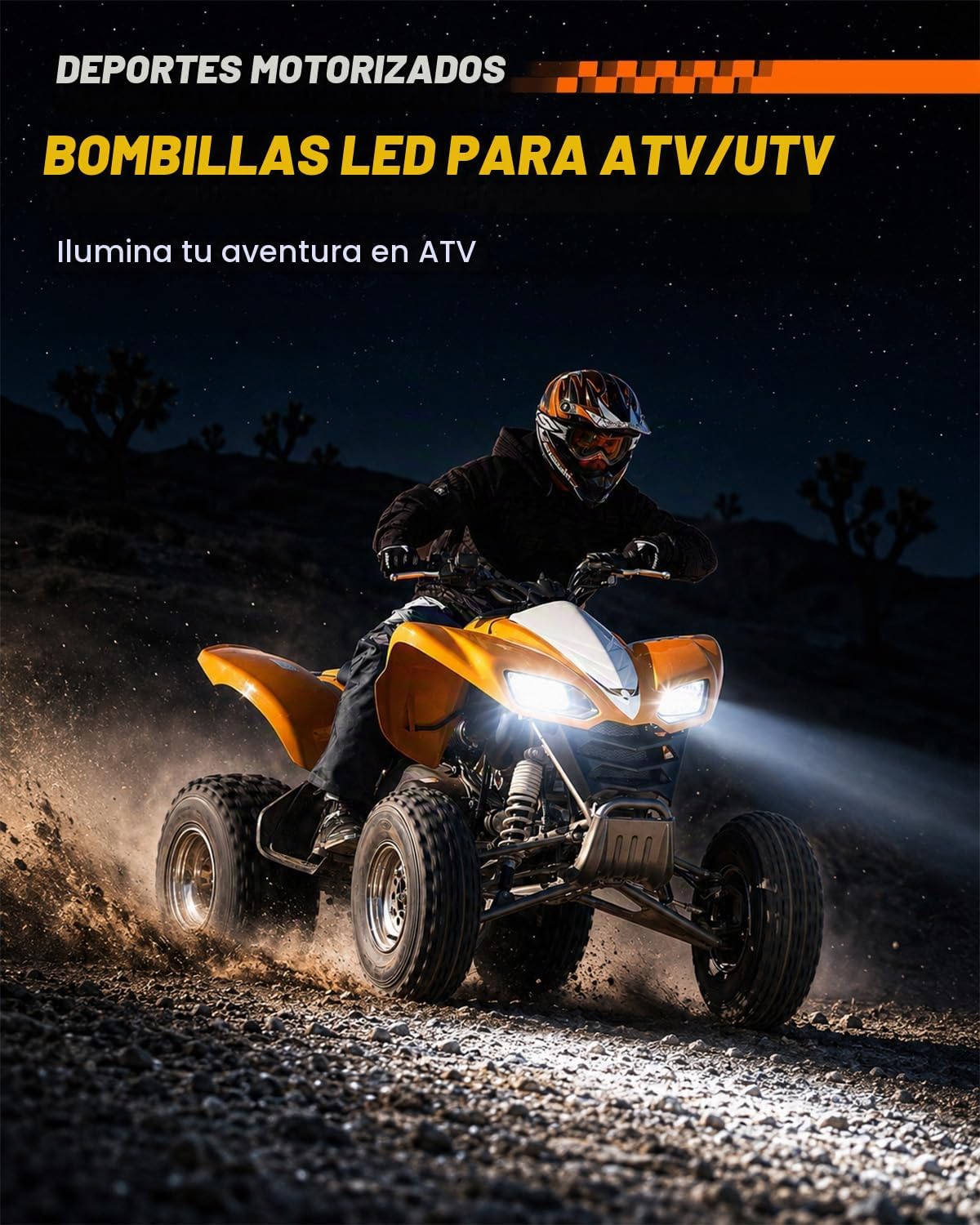 Termitor Bombillas H4\/9003\/HB2, 120,000 lm 18X Ultra brillo, paqu...