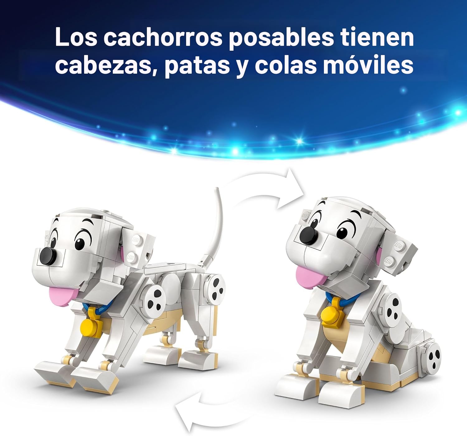 LEGO Disney Lucky &amp; Penny 101 Dalmatians Puppies - Juego de sim...