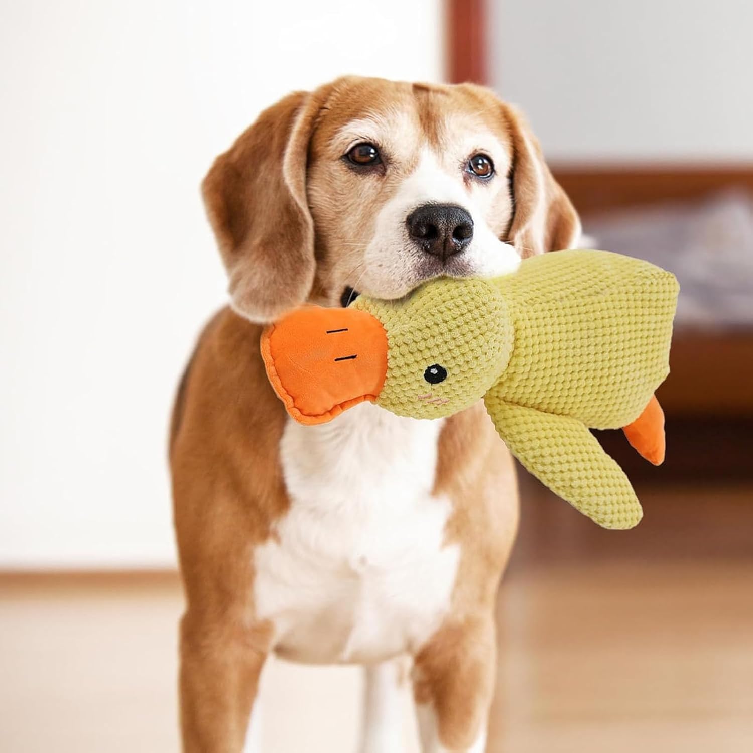 Mellow Dog Calming Duck, Nuevo Juguete para Perros Pato Amarillo 20...