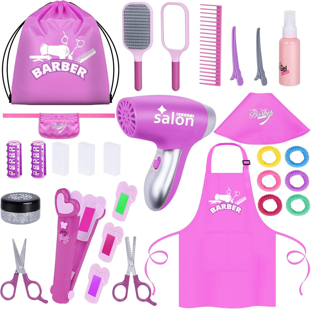 Gifts2U Juguetes de Peluquería para Niñas, Set de Juego de Peluquer...