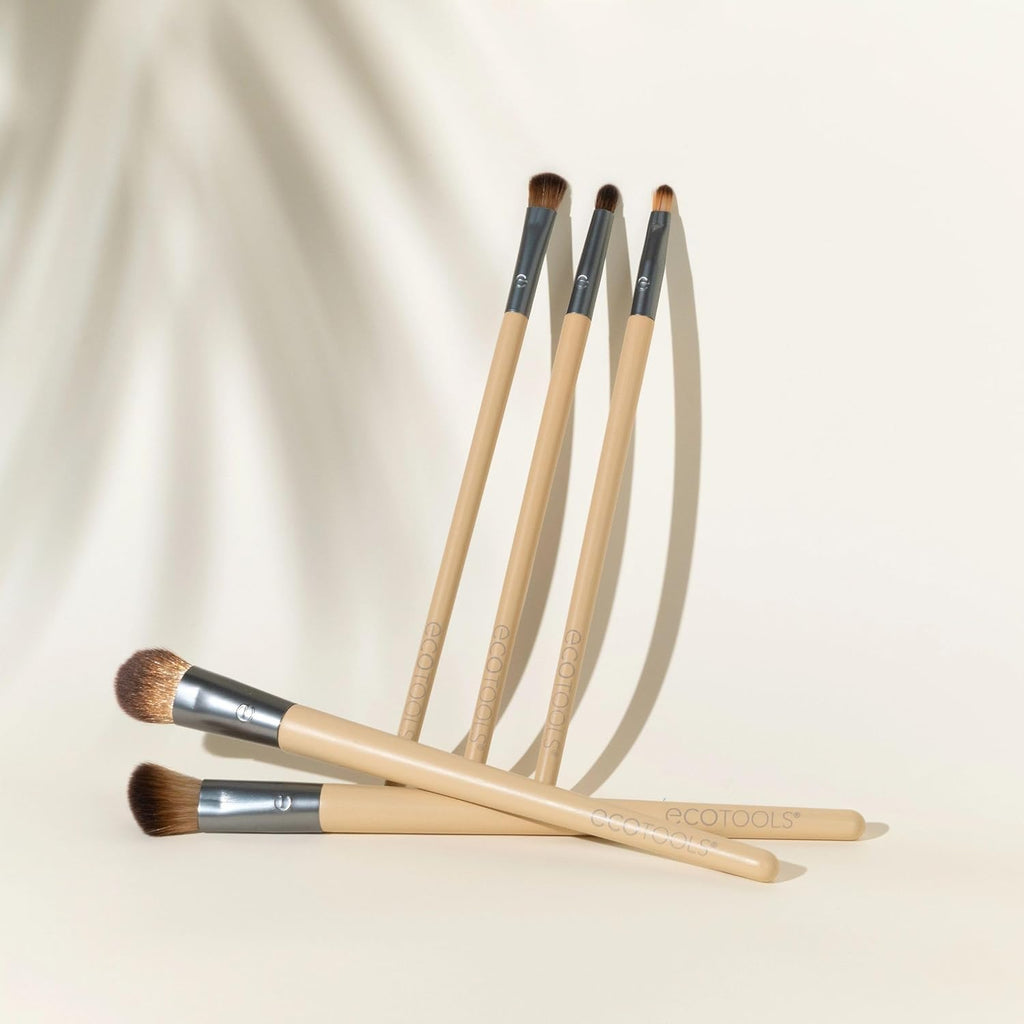 EcoTools Daily Defined Kit de Brochas para Ojos, Brochas de Maquill...