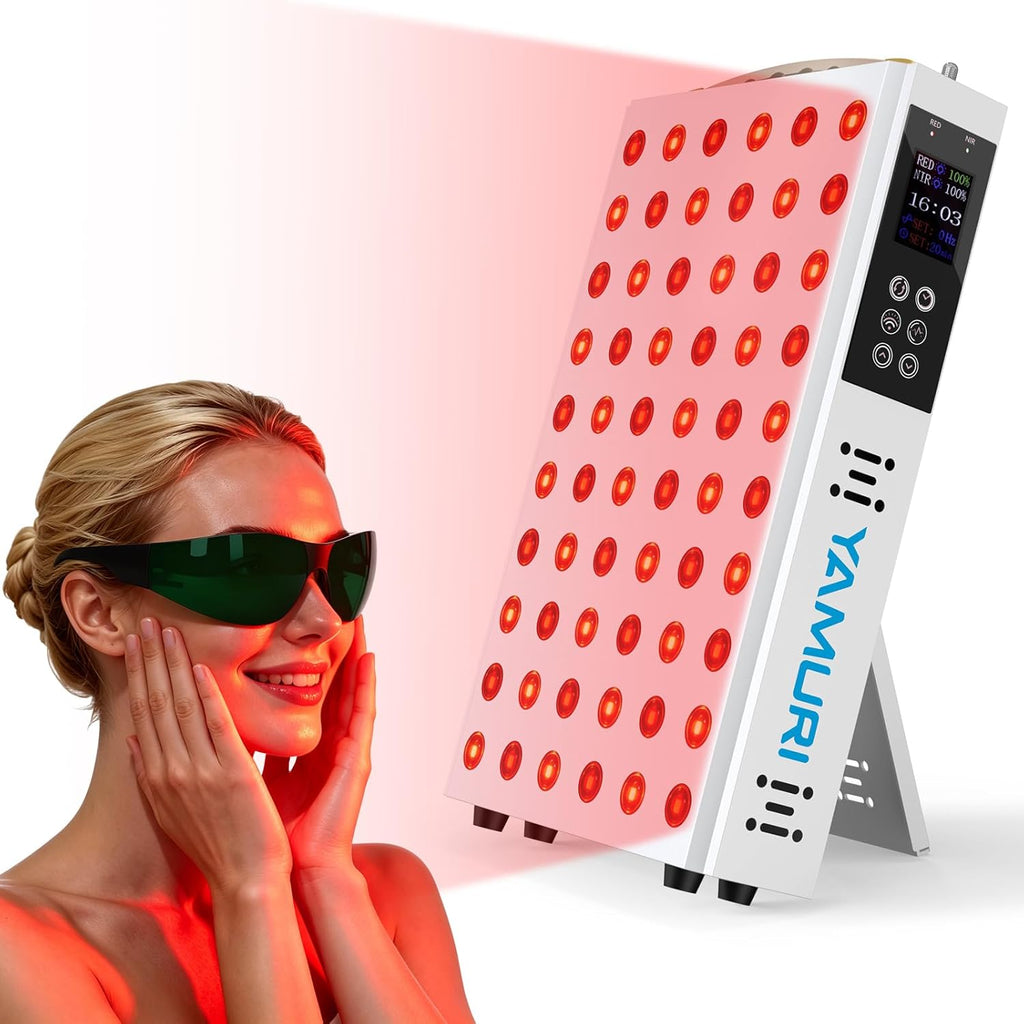 YAMURI Terapia de luz roja para cuerpo, panel de luz roja de 660 nm...