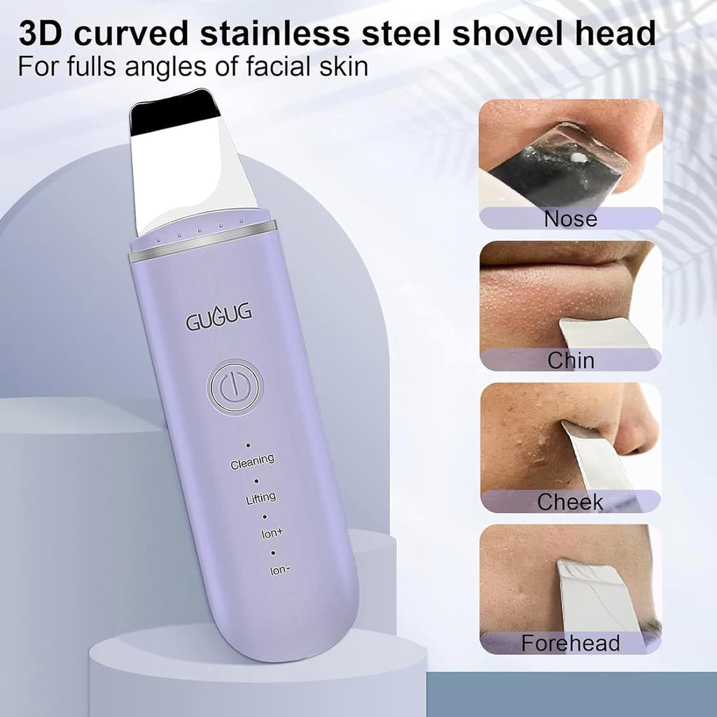GUGUG - Espátula para la piel, espátula facial, limpiador de poros,...