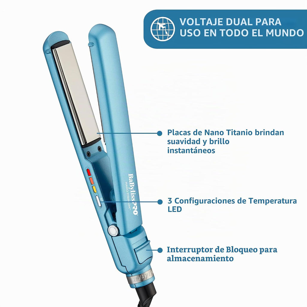 LAS HERRAMIENTAS COMPACTAS BaBylissPRO® Nano Titanium™ brindan máxi...