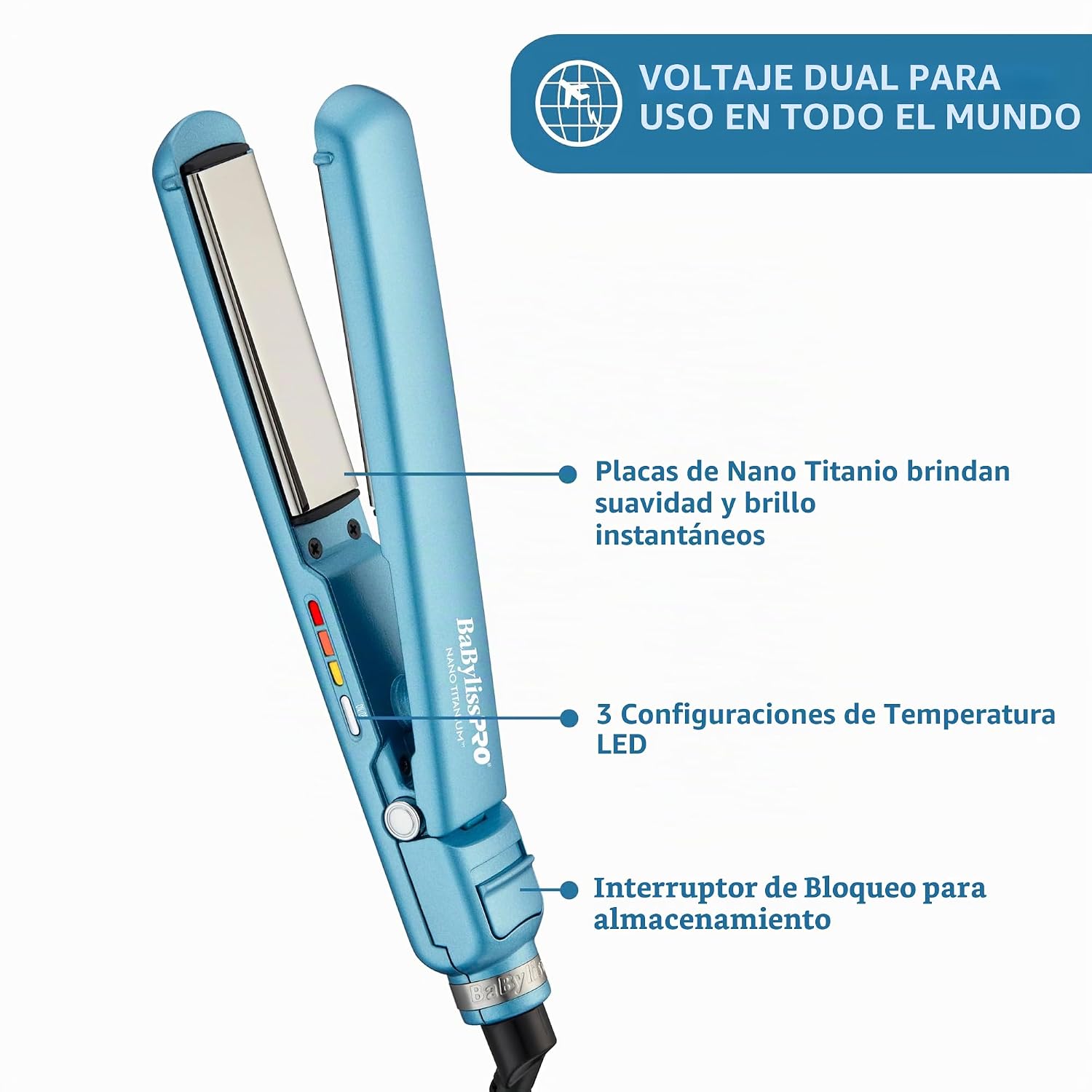 LAS HERRAMIENTAS COMPACTAS BaBylissPRO® Nano Titanium™ brindan máxi...